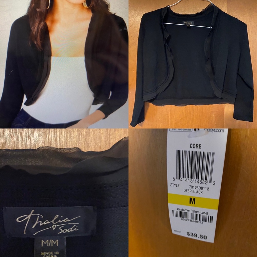 Cute black shrug